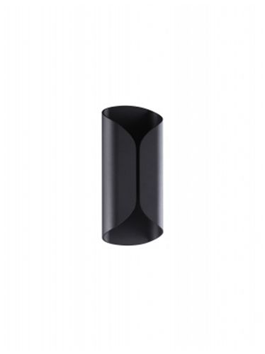 Image 3 Avenue Outdoor 14"H Curved Frame LED Wall Sconce in Black more views