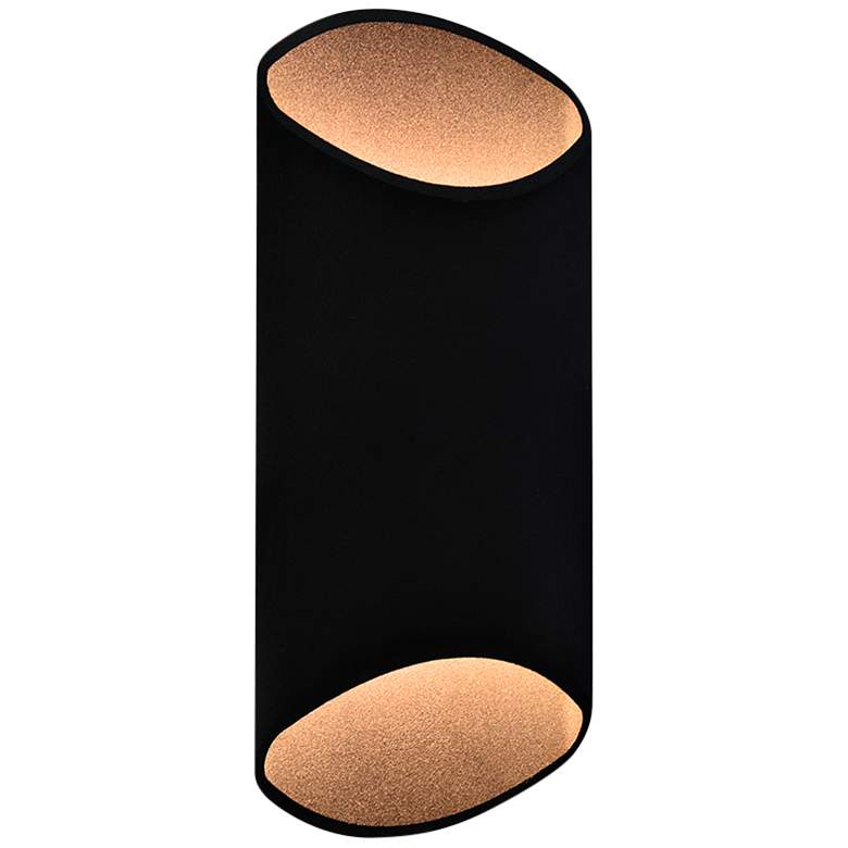 Image 1 Avenue Outdoor 16" High Black LED Outdoor Wall Light
