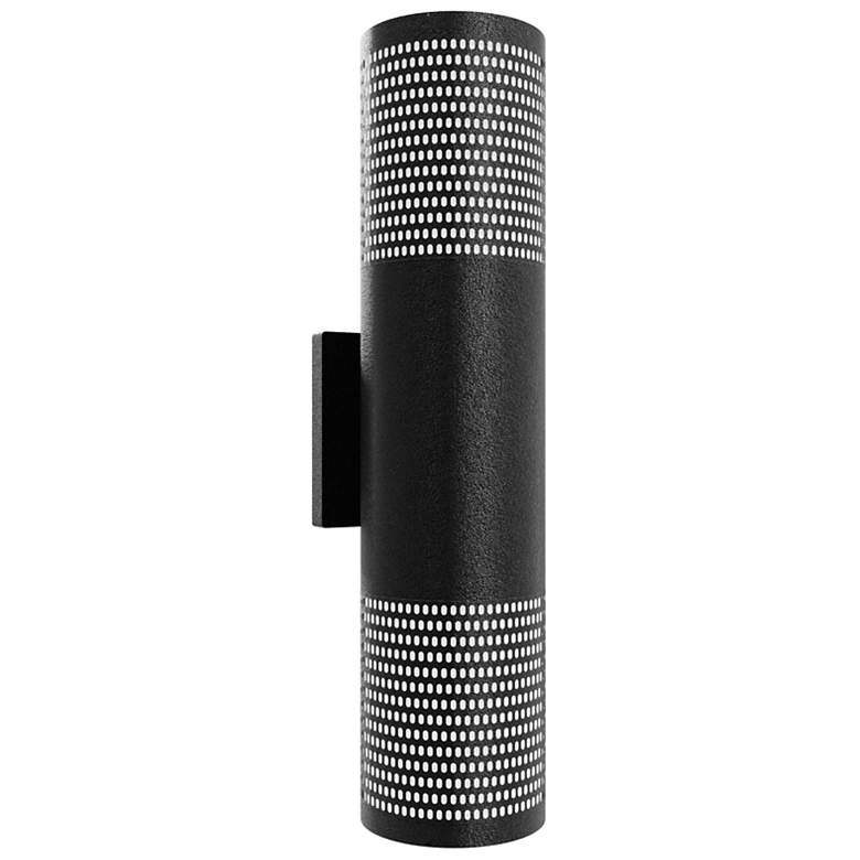 Image 1 Avenue Outdoor 18" High Matte Black LED Outdoor Wall Light