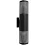 1_Avenue Outdoor 18" High Matte Black LED Outdoor Wall Light