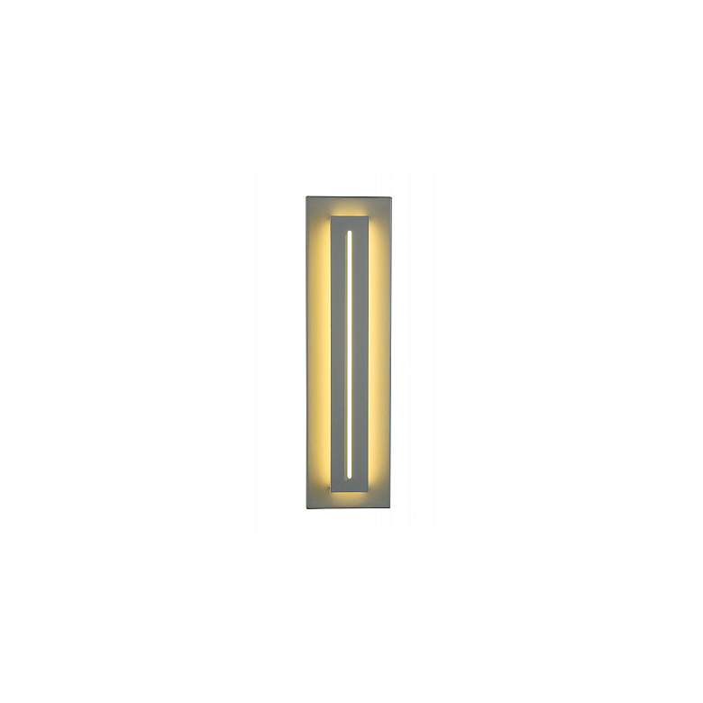 Image 2 Avenue Outdoor 18" High Silver LED Outdoor Wall Light more views