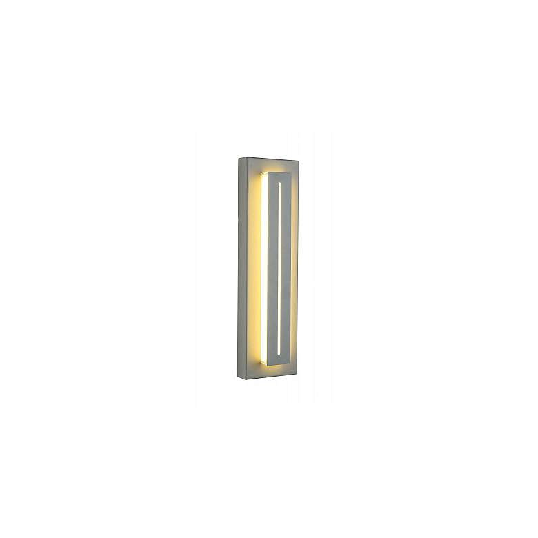 Image 4 Avenue Outdoor 18" High Silver LED Outdoor Wall Light more views