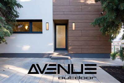 Image 4 Avenue Outdoor 18"H 3000K LED Wall Sconce in Black/Ribbed Glass more views