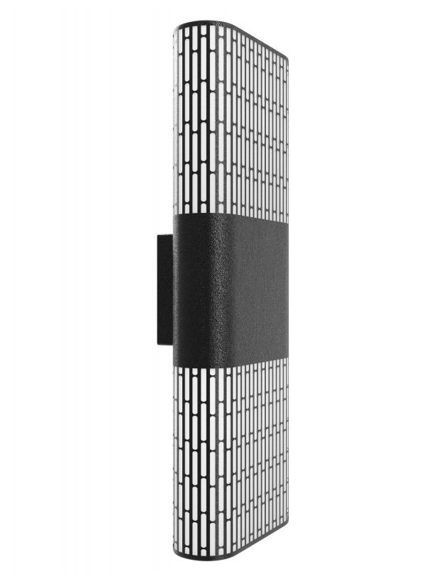 Image 2 Avenue Outdoor 18"H LED Wall Sconce with Lattice Black Frame more views