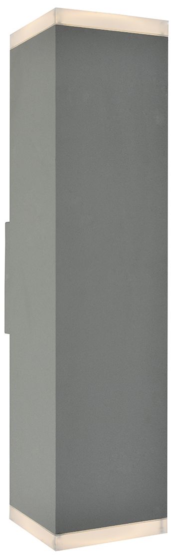 Avenue Outdoor 20"H 3000K Up/Down LED Wall Sconce in Silver