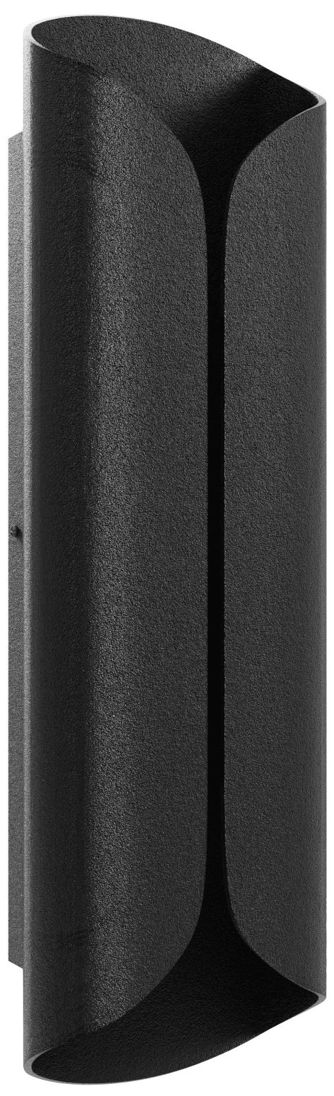Avenue Outdoor 20"H Curved Frame LED Wall Sconce in Black