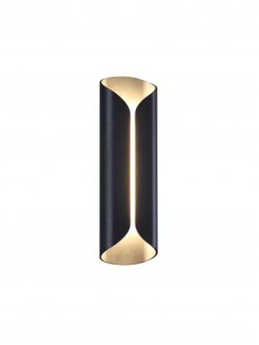 Image 2 Avenue Outdoor 20"H Curved Frame LED Wall Sconce in Black more views