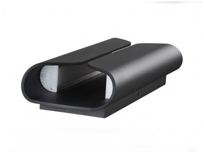 Image 4 Avenue Outdoor 20"H Curved Frame LED Wall Sconce in Black more views