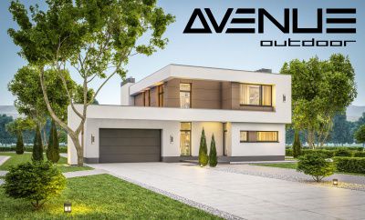 Image 3 Avenue Outdoor 20"H Rectangular Up/Down 3000K LED Sconce Silver more views
