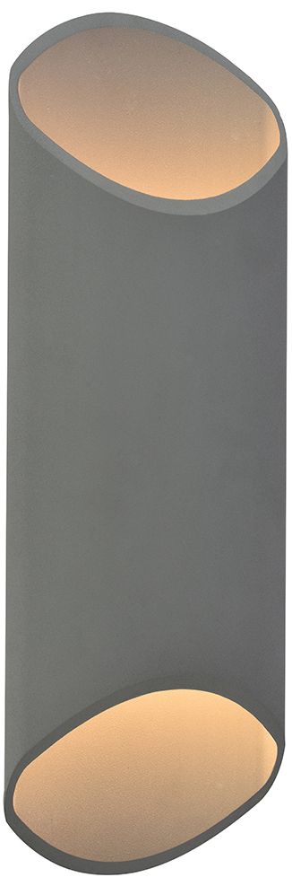 Avenue Outdoor 20"H Up/Down 3000K LED Wall Sconce in Silver