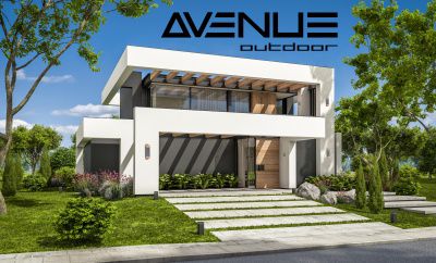 Image 3 Avenue Outdoor 20"H Up/Down 3000K LED Wall Sconce in Silver more views