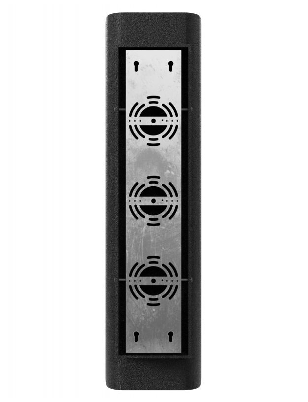 Image 3 Avenue Outdoor 24"H 2-Panel LED Wall Sconce in Black more views