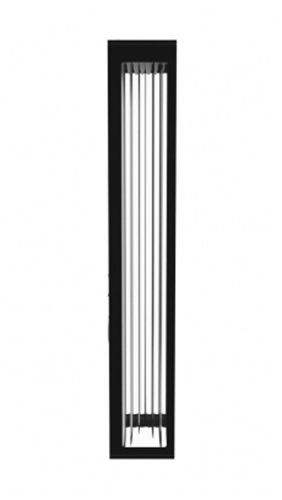 Image 3 Avenue Outdoor 24"H 3000K LED Wall Sconce in Black/Ribbed Glass more views