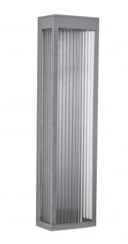 Image 4 Avenue Outdoor 24"H 3000K LED Wall Sconce in Silver/Ribbed Glass more views