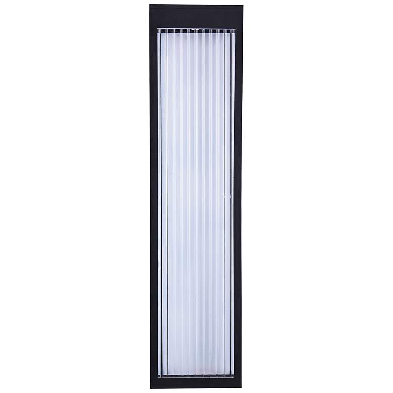 Image 1 Avenue Outdoor 24"H Black LED Outdoor Rectangular Wall Light