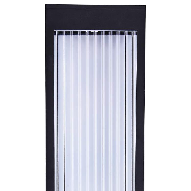 Image 2 Avenue Outdoor 24"H Black LED Outdoor Rectangular Wall Light more views