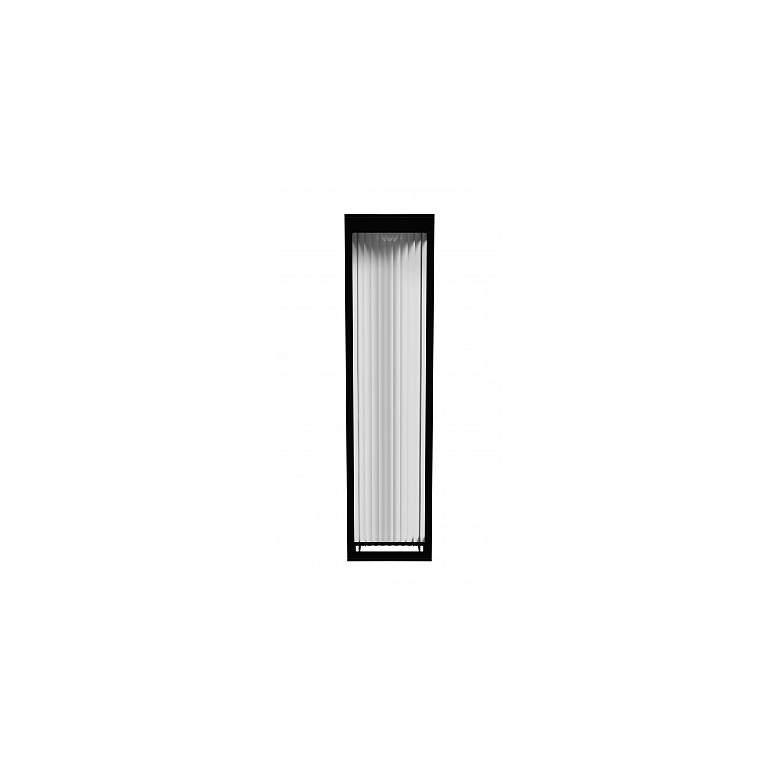 Image 3 Avenue Outdoor 24"H Black LED Outdoor Rectangular Wall Light more views