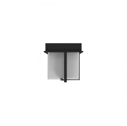 Image 5 Avenue Outdoor 24"H Faux Wood Grain LED Wall Sconce in Black more views