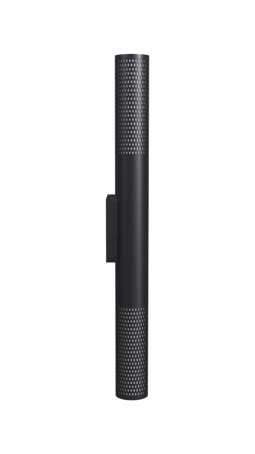 Image 4 Avenue Outdoor 24"H LED Wall Sconce with Perforated Black Frame more views