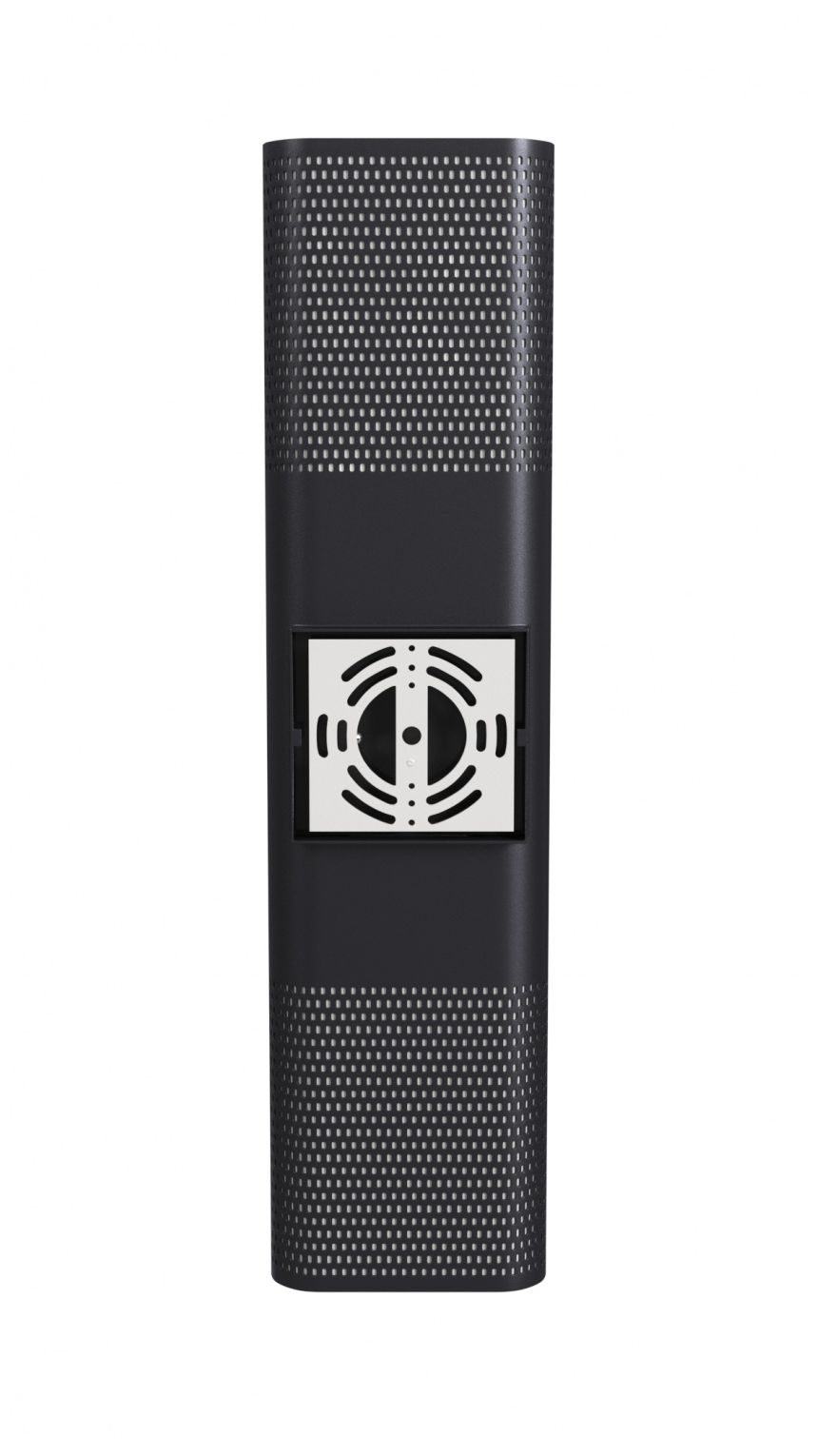 Image 5 Avenue Outdoor 24"H LED Wall Sconce with Perforated Black Frame more views