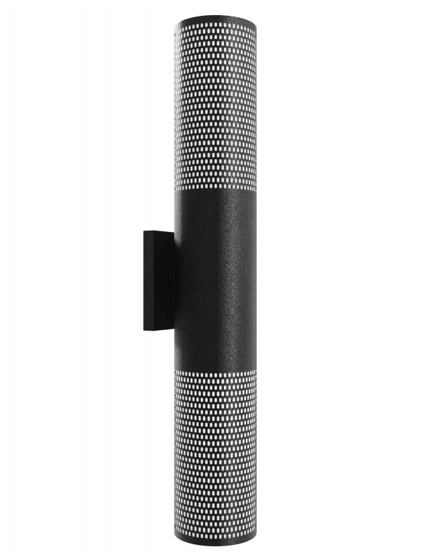 Image 2 Avenue Outdoor 24"H Up/Down LED Sconce with Perf. Black Frame more views