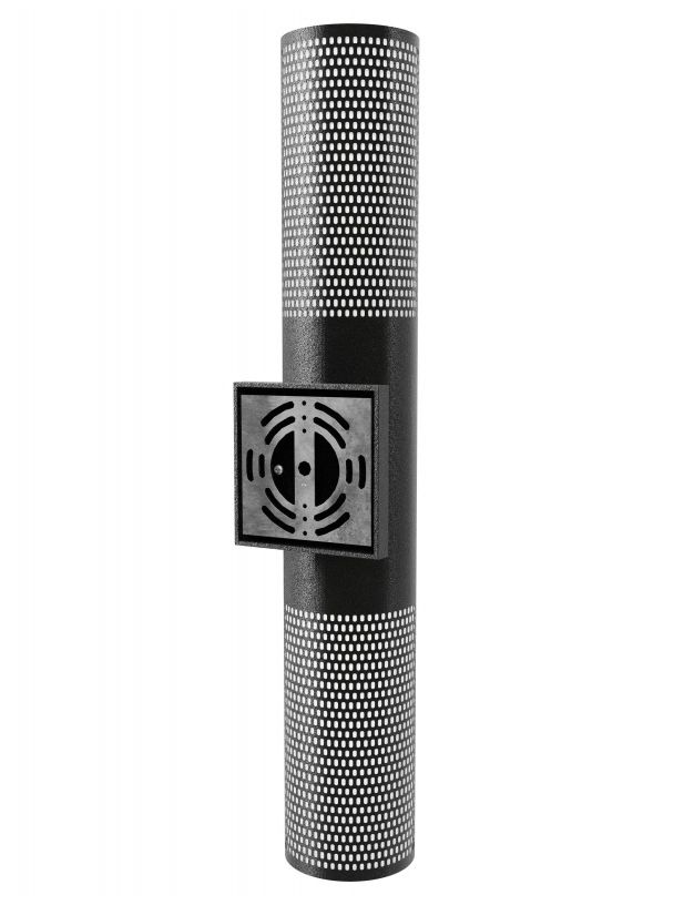 Image 3 Avenue Outdoor 24"H Up/Down LED Sconce with Perf. Black Frame more views