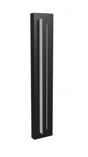 Image 2 Avenue Outdoor 28"H Raised Panel LED Wall Sconce in Black more views