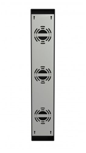 Image 5 Avenue Outdoor 28"H Raised Panel LED Wall Sconce in Black more views