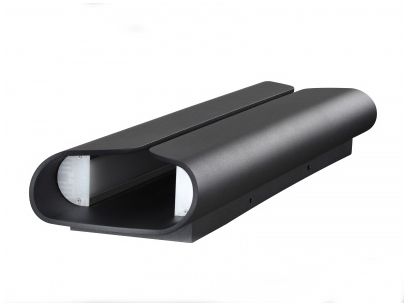 Image 3 Avenue Outdoor 30"H Curved Frame LED Wall Sconce in Black more views