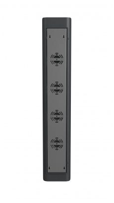 Image 3 Avenue Outdoor 36"H 2-Panel LED Wall Sconce in Black more views