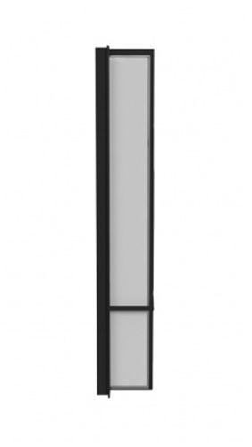 Image 4 Avenue Outdoor 36"H Faux Wood Grain LED Wall Sconce in Black more views