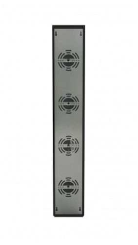 Image 5 Avenue Outdoor 36"H Faux Wood Grain LED Wall Sconce in Black more views