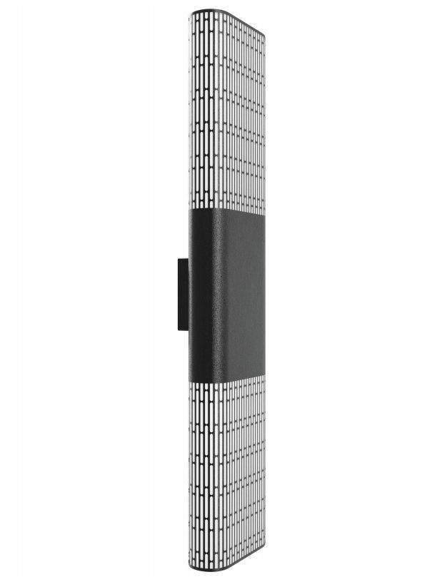 Image 2 Avenue Outdoor 36"H LED Wall Sconce with Lattice Black Frame more views
