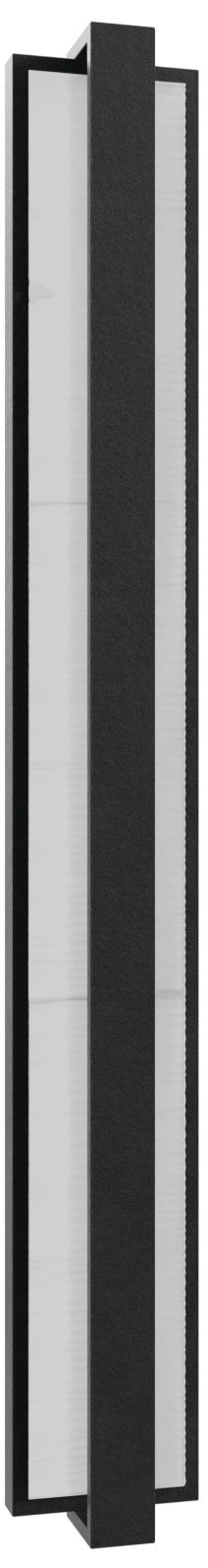 Avenue Outdoor 36"H White Textured Panel LED Wall Sconce in Black