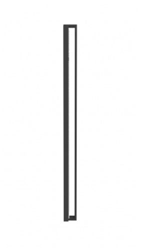 Image 4 Avenue Outdoor 36"H White Textured Panel LED Wall Sconce in Black more views