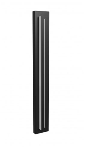 Image 2 Avenue Outdoor 38"H Raised Panel LED Wall Sconce in Black more views