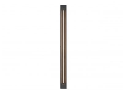 Image 2 Avenue Outdoor 68"H Raised Panel LED Wall Sconce in Black more views