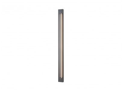 Image 4 Avenue Outdoor 68"H Raised Panel LED Wall Sconce in Black more views