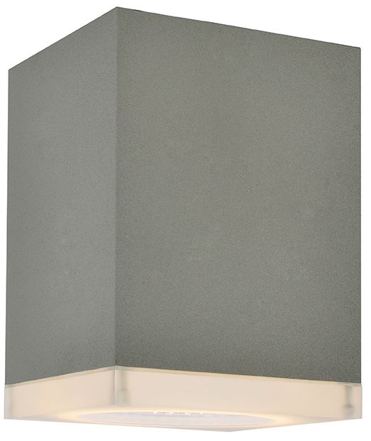 Avenue Outdoor 7"H 3000K LED Flushmount in Silver