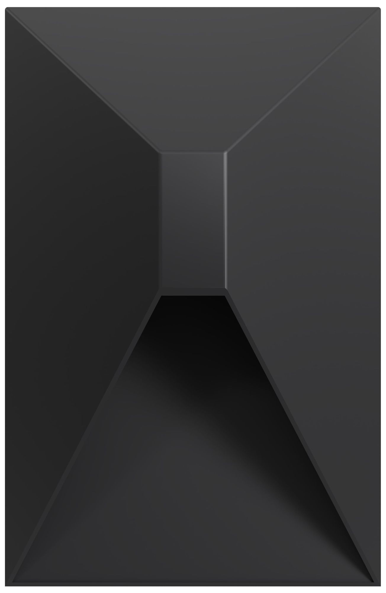 Avenue Outdoor 8"H 5-CCT Rectangular LED Wall Sconce in Black