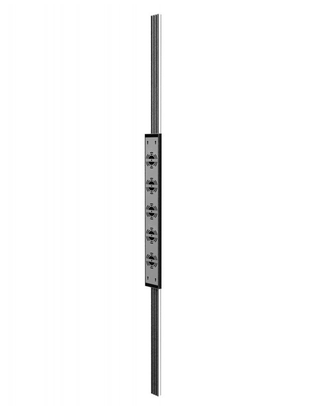Image 2 Avenue Outdoor 88"H LED Wall Sconce in Black more views