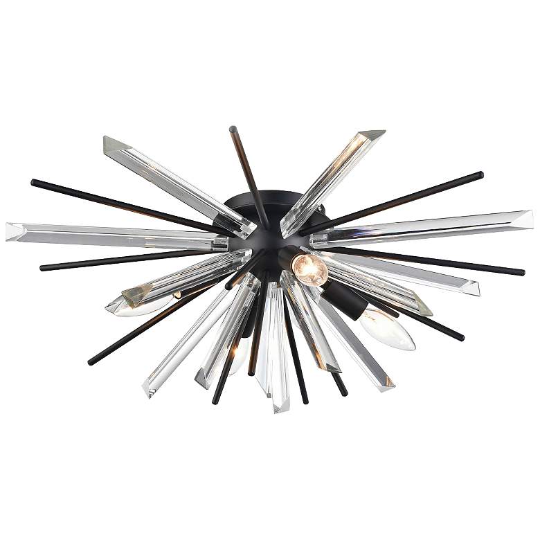Image 2 Avenue Palisades 24" Wide Matte Black Ceiling Light