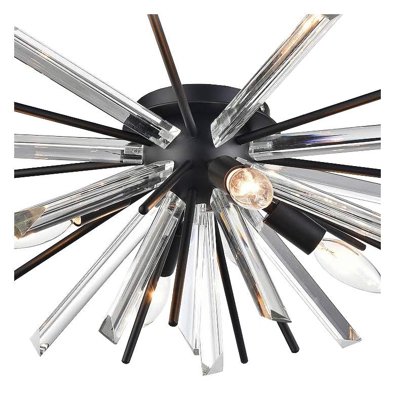 Image 3 Avenue Palisades 24" Wide Matte Black Ceiling Light more views