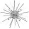 Avenue Palisades 24"W Chrome 4-Light Sputnik Ceiling Light