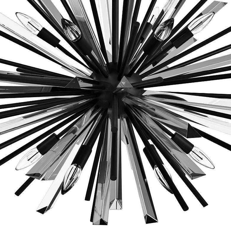 Image 2 Avenue Palisades 31 1/2" Wide Black 8-Light Chandelier more views