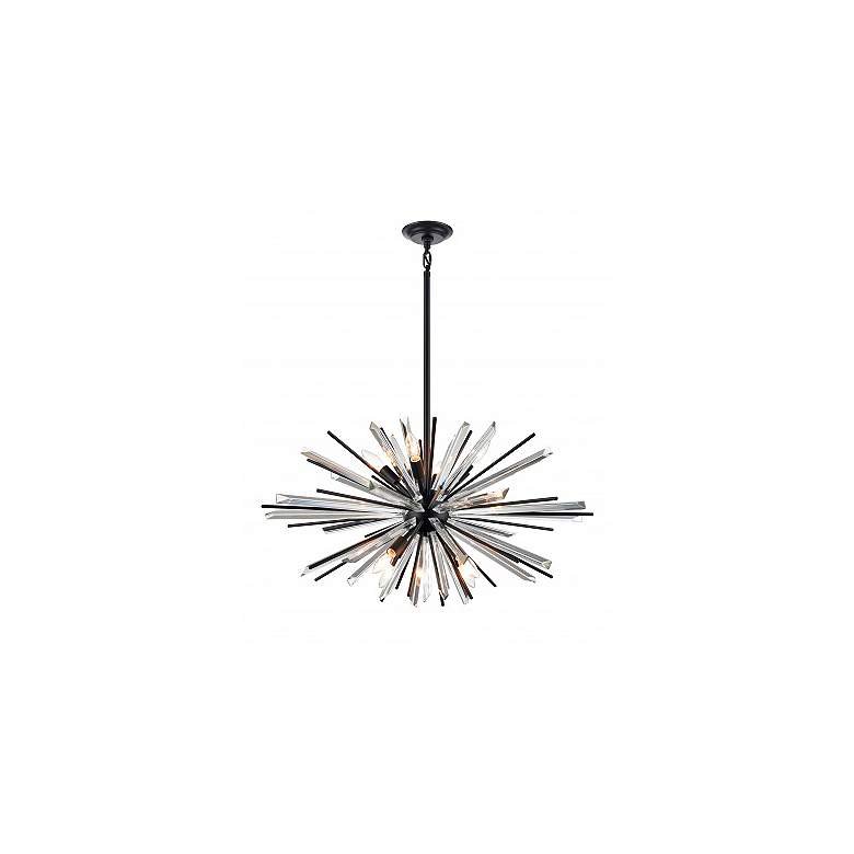 Image 3 Avenue Palisades 31 1/2" Wide Black 8-Light Chandelier more views