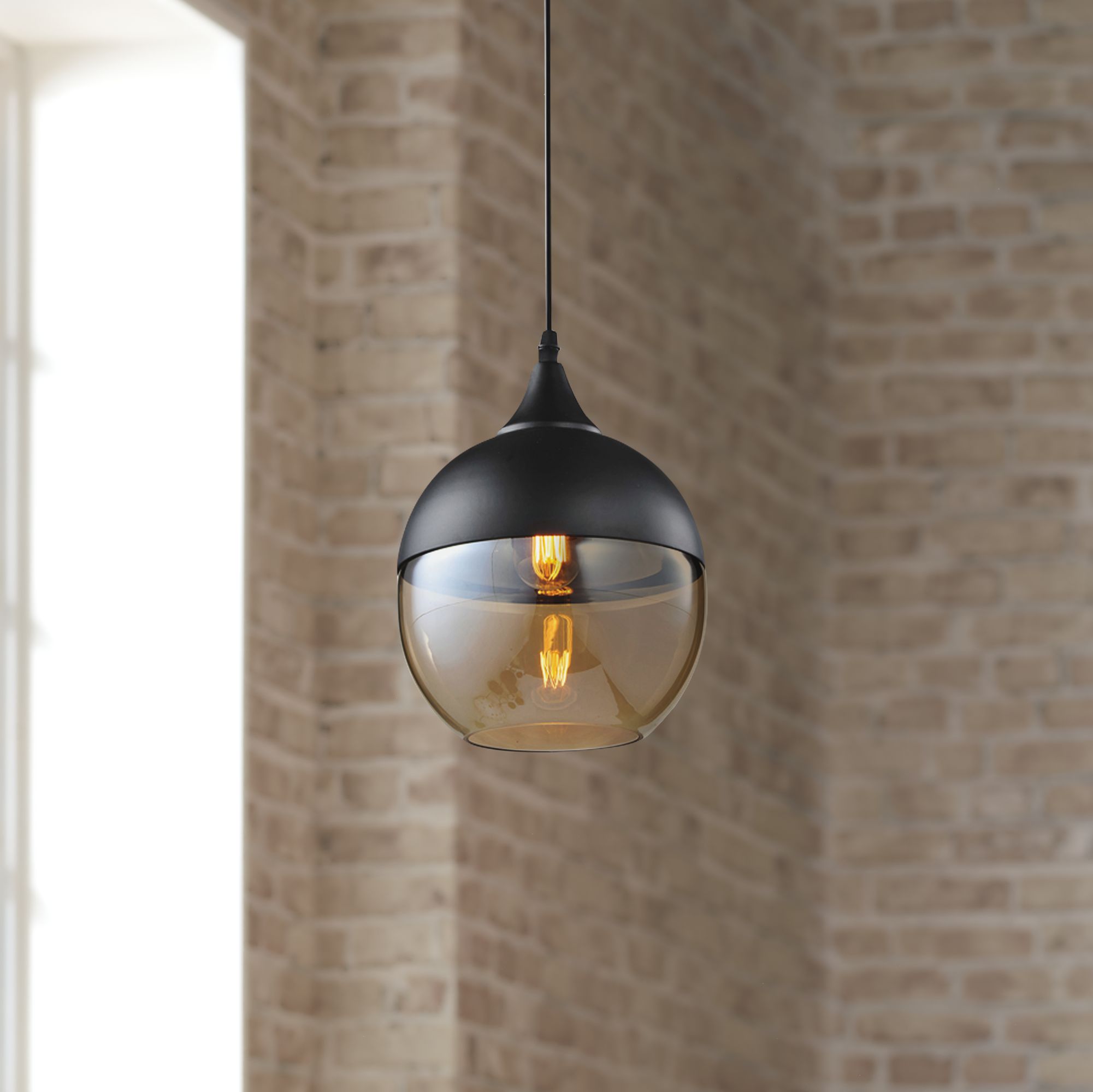 black mini pendant lights