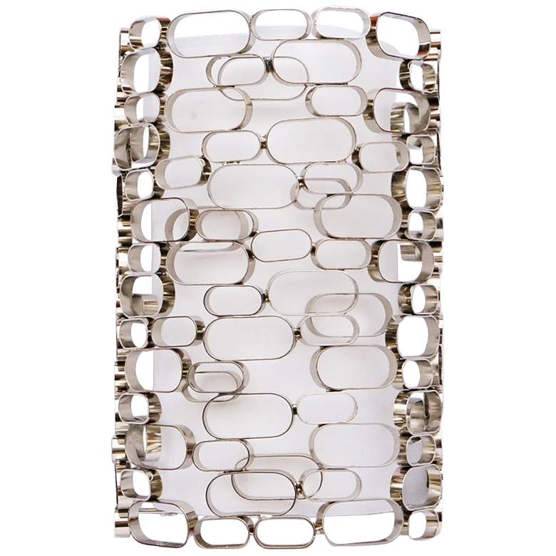 Image 1 Avenue Ventura Blvd. 13" High Polished Nickel Wall Sconce
