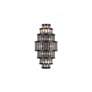 2_Avenue Waldorf 22" High Polished Gunmetal Wall Sconce more views