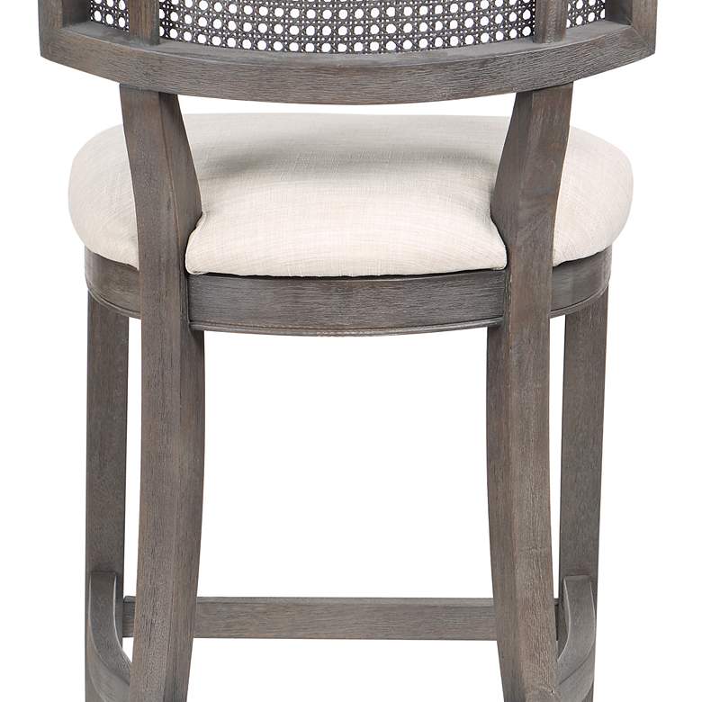 Image 4 Averill 25" Gray Wash Wood Counter Stool more views
